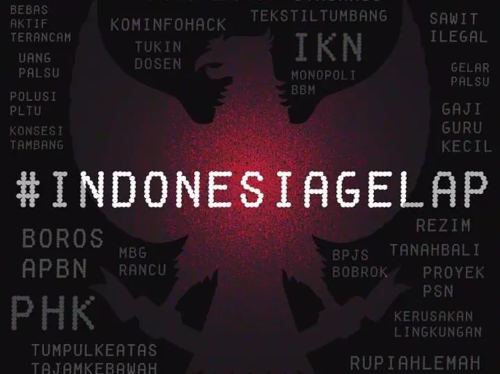 Ribuan Polisi Diturunkan Pada Aksi Indonesia Gelap BEM SI