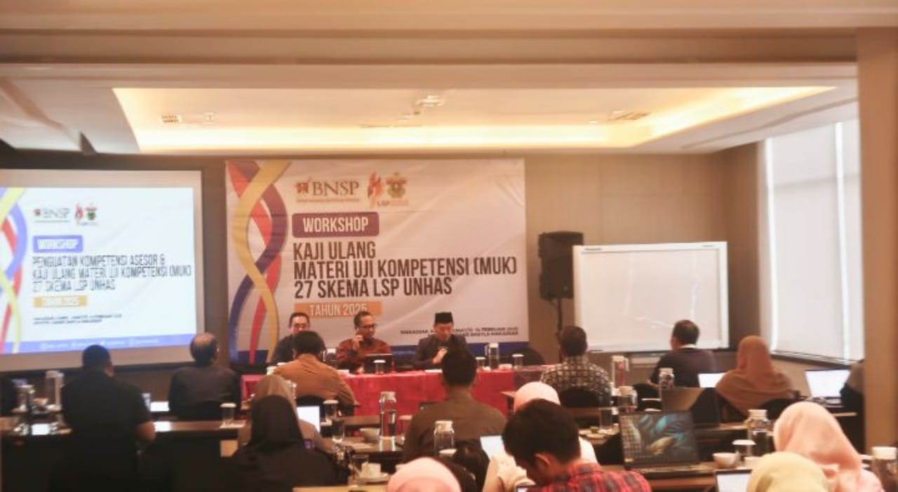 LSP Unhas Perkuat Kompetensi Asesor dan Uji Sertifikasi bagi Profesional Unggul