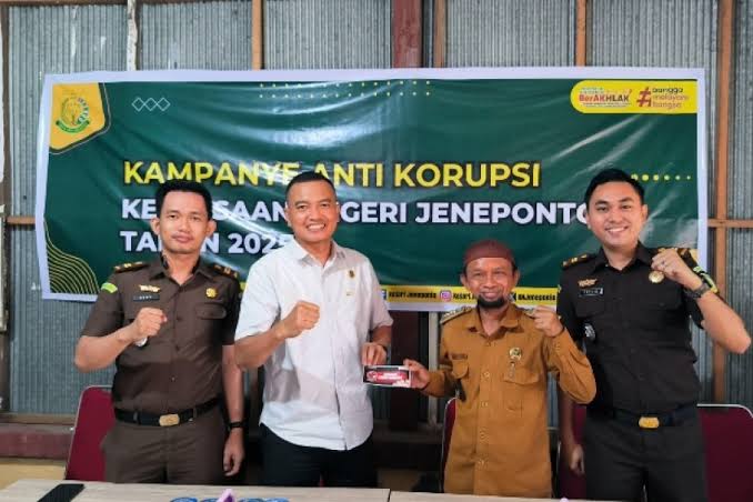 Kejari Jeneponto Gelar Kampanye Anti Korupsi