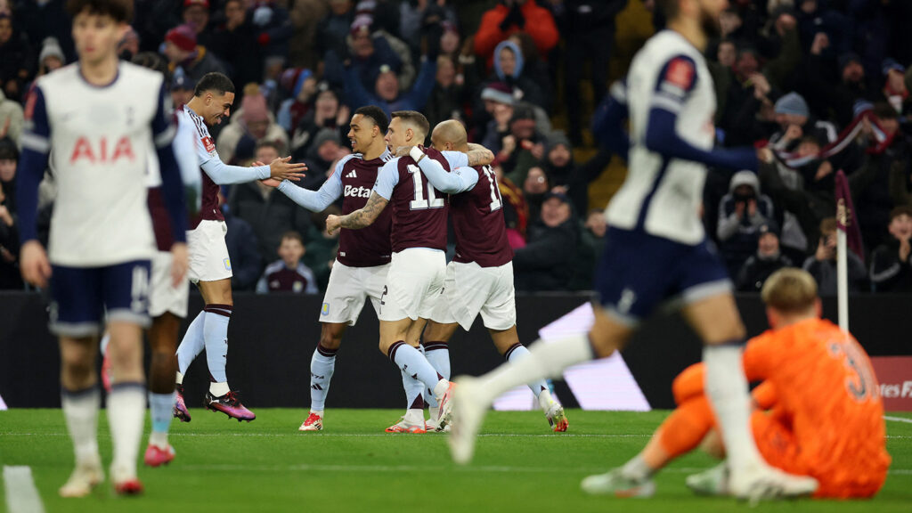 Aston Villa Singkirkan Tottenham Hotspur dengan Kemenangan 2-1 di Piala FA