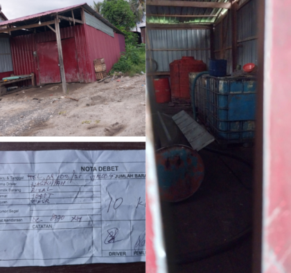 Tempat Penimbungan Solar Di Jeneponto Diduga Milik Oknum Polisi
