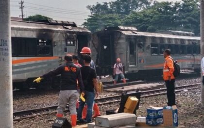 Ternyata Ini Motif Pelaku Pembakaran Gerbong di Stasiun Tugu