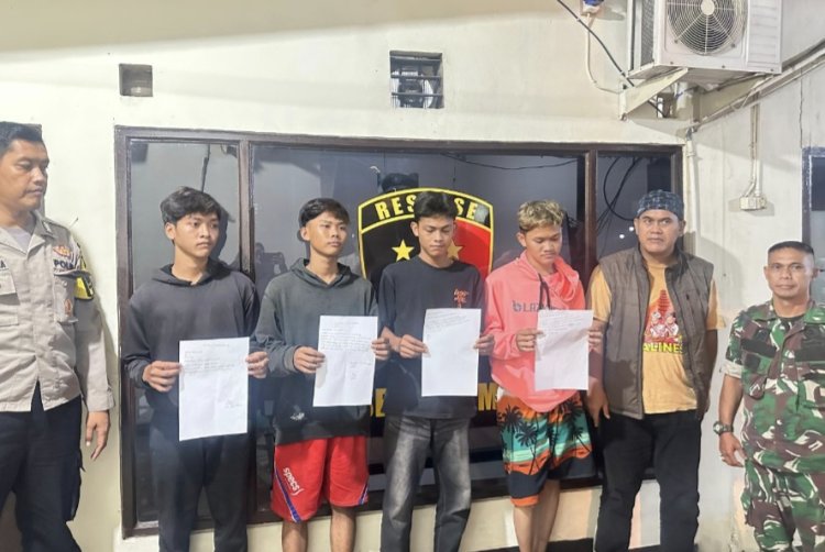 4 Pemuda di Cikampek Minta Maaf Usai Bikin SE Palsu Dengan Logo Pemda Karawang Untuk Minta THR