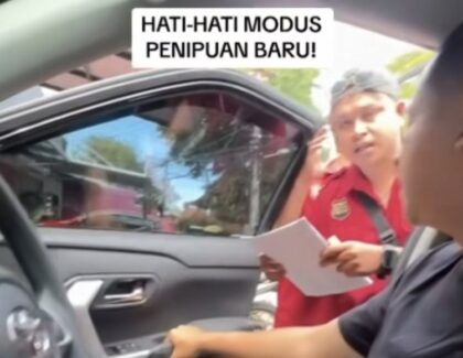 Dept Collector Paksa Cek Nomor Mesin Mobil Alasan Nunggak dan Bawa Surat Palsu