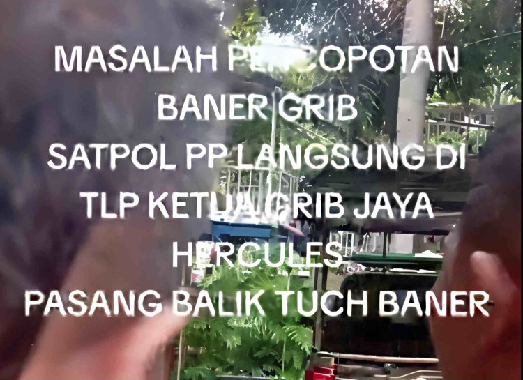 Diduga Tak Terima Banner Dicopot, Massa GRIB Binaan Hercules Geruduk Kantor Satpol PP