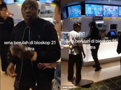 WNA Berulah di Bioskop XXI, Tendang Kursi hingga Tantang Penonton Berkelahi