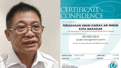 PDAM Makassar Raih Sertifikat ISO 9001:2015, Standar Layanan Kini Bertaraf Internasional