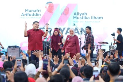 Munafri-Aliyah Syukuran Kemenangan MULIA, Janji Bangun Makassar Lebih Baik