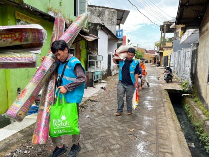 Wujud Nyata Kepedulian Sosial, PLN IP UBP Tello Salurkan Bantuan CSR Kebencanaan Penyintas Kebakaran