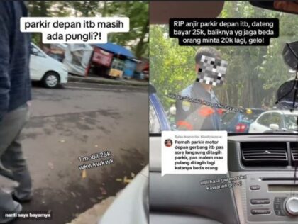 Pungli di Depan ITB, Parkir Sampai Rp45 Ribu Sekali Datang