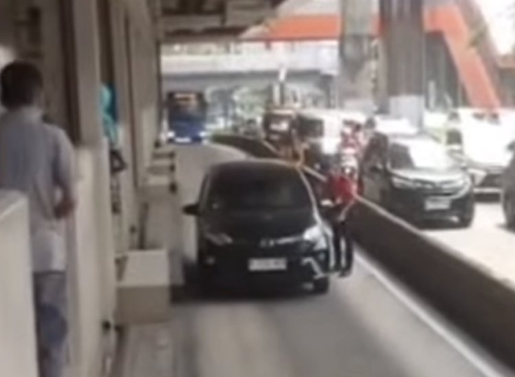 Diduga Tabrak Lari dan Hendak Kabur, Pelaku Malah Terjebak di Jalur Busway