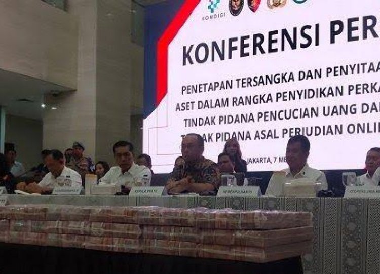 Uang Rp 530 M Kasus TPPU Judol yang Disita Bareskrim Polri