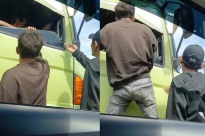Aksi Pemalakan Sopir Truk di Lampu Merah Musi 2 Palembang Terekam Kamera