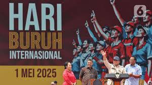 Prabowo di Hari Buruh: Indonesia Kaya, Tapi Koruptor Juga Banyak