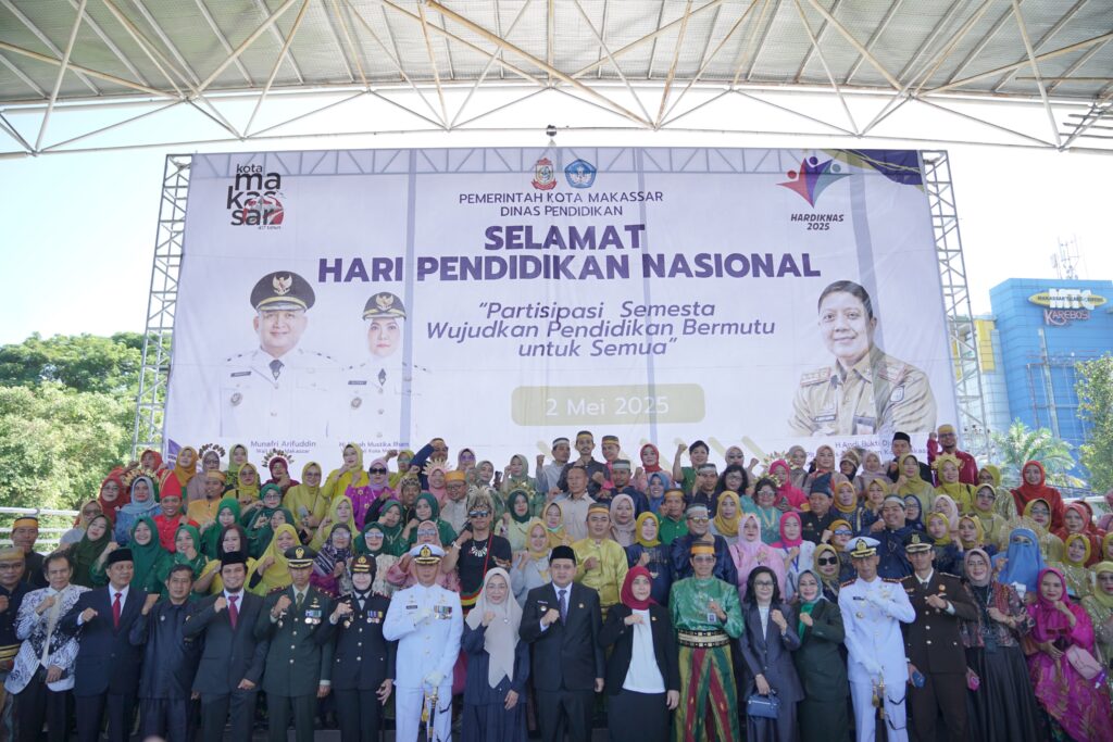 Hardiknas 2025, Munafri-Aliyah Tegaskan Reformasi Pendidikan Berbasis Teknologi