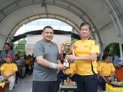 Wali Kota Makassar, Munafri dalam Kejuaraan Nasional (Kejurnas) Tenis Yunior dan Beregu Campuran (Beginner and Intermediate) Wali Kota CUP 2025.