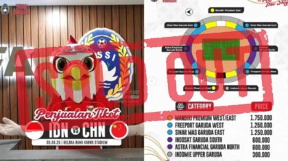 Tiket Indonesia vs China Ludes Terjual, Suporter Siap Guncang SUGBK Dukung Garuda