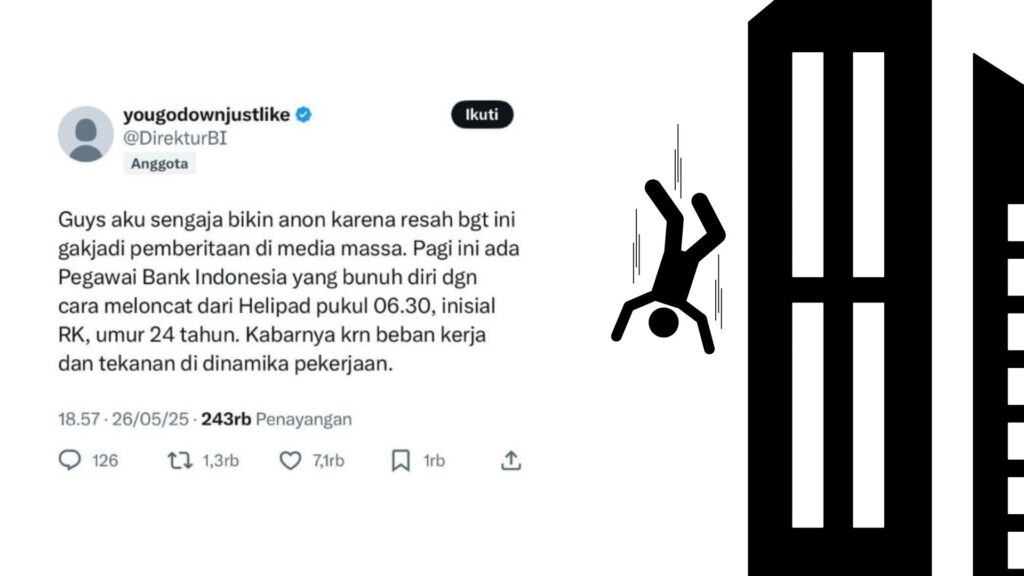 Bank Indonesia Sampaikan Belasungkawa atas Meninggalnya Pegawai Muda, Polisi Pastikan Tidak Ada Tanda Kekerasan