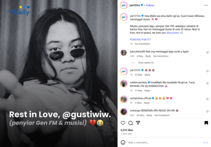Gustiwiw, Musisi dan Penyiar Radio Muda, Tutup Usia di 26 Tahun