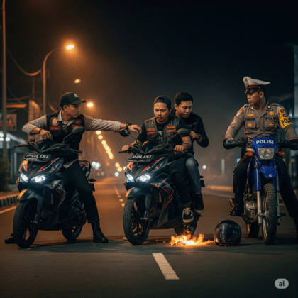 Tiga Anggota Geng Motor di Makassar Ditangkap, Satu Serang Polisi dengan Busur Panah