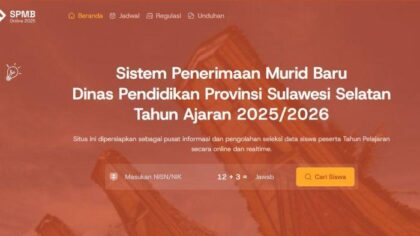 Pendaftaran SPMB SMA Sulsel 2025 Resmi Dimulai, Ini Rincian Kuota dan Syarat di Tiap Jalur Masuk