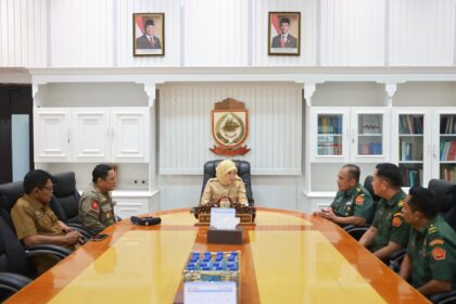 Bangun Sinergitas, Aliyah Mustika Ilham Berbincang Dengan Kepala Lemasmil IV Makassar