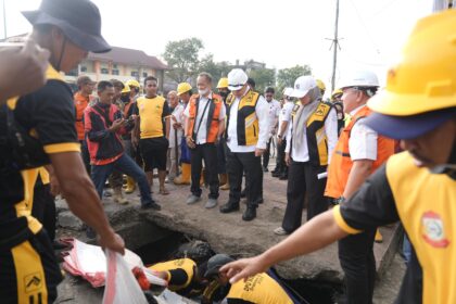 Kolaborasi Cegah Banjir, Pemkot Makassar Gandeng BBWS & Balai Jalan Bersihkan Drainase di Koridor Pettarani