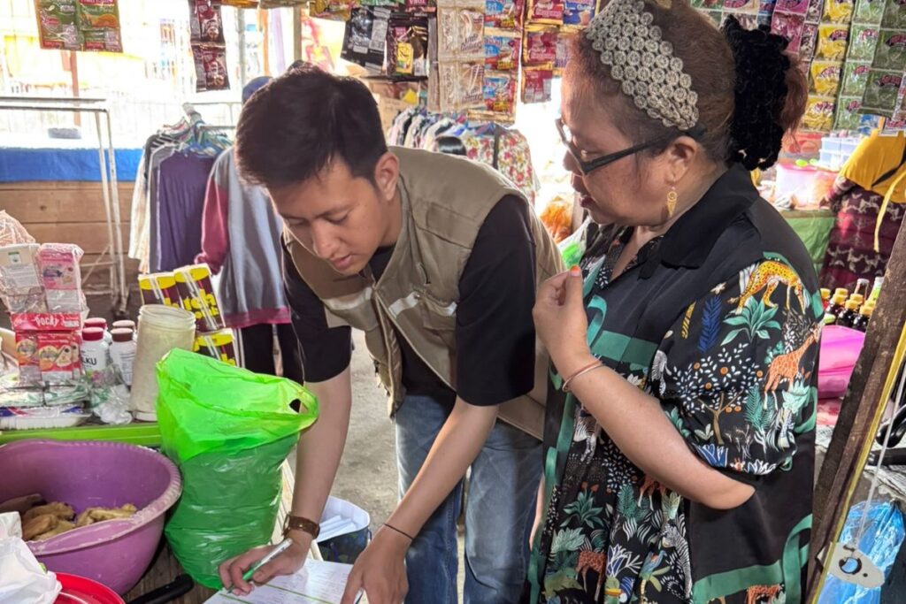 Perumda Pasar Makassar Sosialisasikan Digitalisasi Pembayaran Non Tunai di Pasar Tradisional