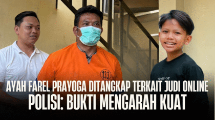 Ayah Farel Prayoga Ditangkap Terkait Judi Online, Polisi: Bukti Mengarah Kuat
