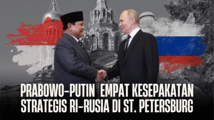 Prabowo-Putin Saksikan Penandatanganan Empat Kesepakatan Strategis RI-Rusia di St. Petersburg