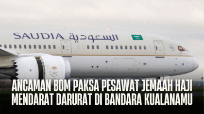Ancaman Bom Paksa Pesawat Jemaah Haji Mendarat Darurat di Bandara Kualanamu