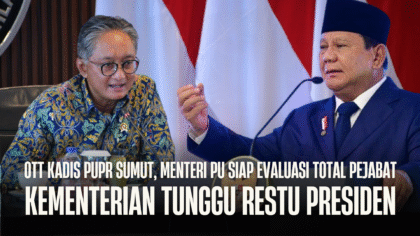 OTT Kadis PUPR Sumut, Menteri PU Siap Evaluasi Total Pejabat Kementerian Usai Tunggu Restu Presiden