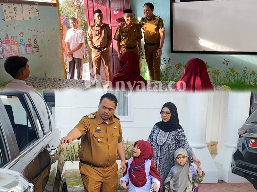 Bupati dan Wabup Enrekang Antar Anak di Hari Pertama Sekolah, Dukung Gerakan Ayah Teladan - gerakan ayah teladan,enrekang - Gambar 706