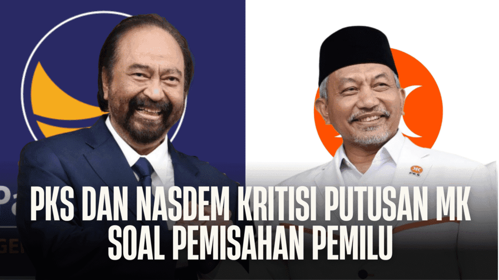 PKS dan Nasdem Kritisi Putusan MK soal Pemisahan Pemilu, Dinilai Inkonstitusional dan Rusak Tata Kenegaraan - PKS - Gambar 843