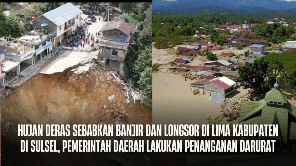 Hujan Deras Sebabkan Banjir dan Longsor di Lima Kabupaten di Sulsel, Pemerintah Daerah Lakukan Penanganan Darurat - Hujan - Gambar 812