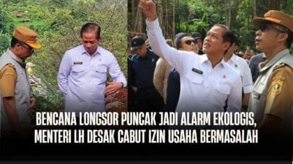 Bencana Longsor Puncak Jadi Alarm Ekologis, Menteri LH Desak Cabut Izin Usaha Bermasalah - Bencana - Gambar 796