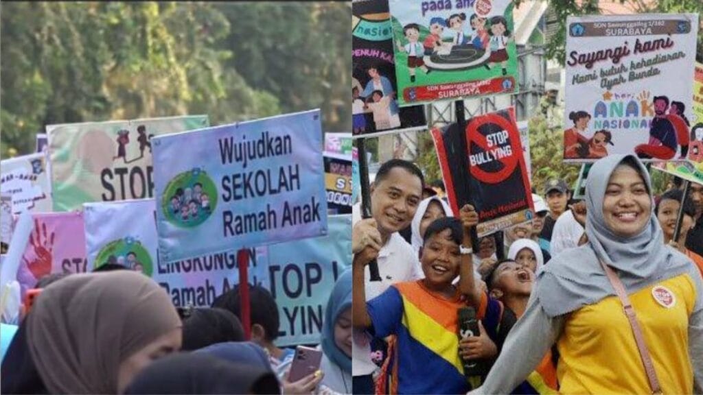 Suara Anak Kampung Menggema di Surabaya: Aksi Jalan Kaki Peringati Hari Anak Nasional - Suara - Gambar 578