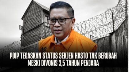 PDIP Tegaskan Status Sekjen Hasto Tak Berubah Meski Divonis 3,5 Tahun Penjara - PDIP - Gambar 507
