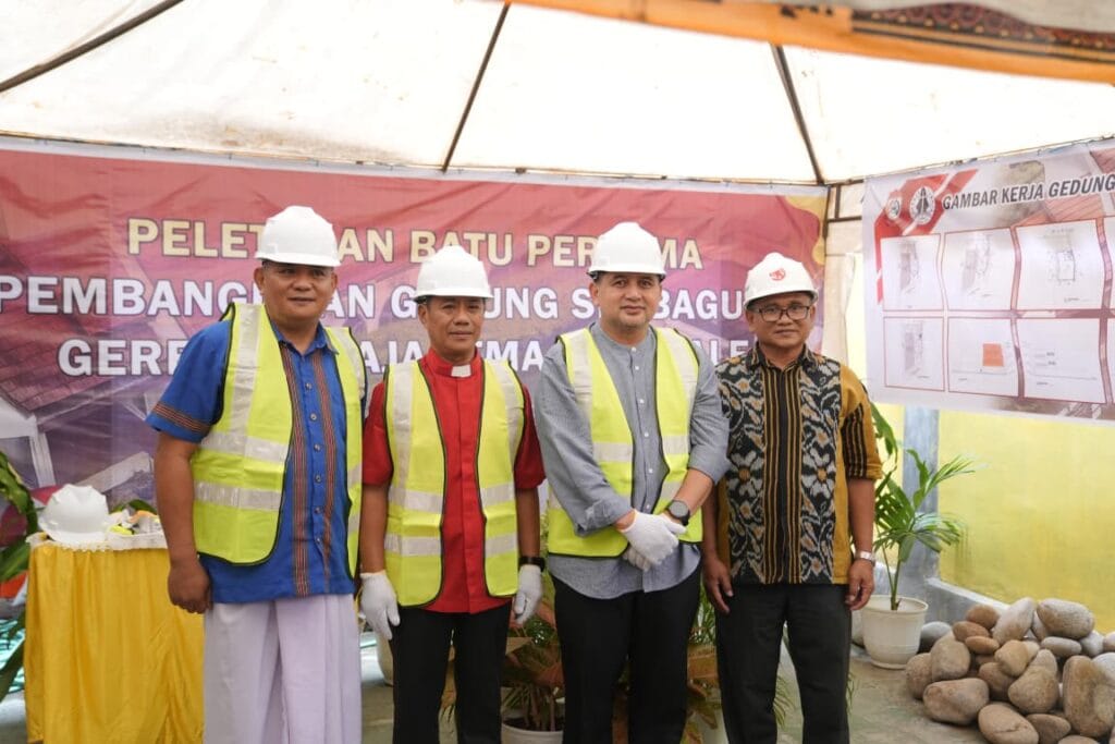 Peletakan batu pertama Gereja Masale