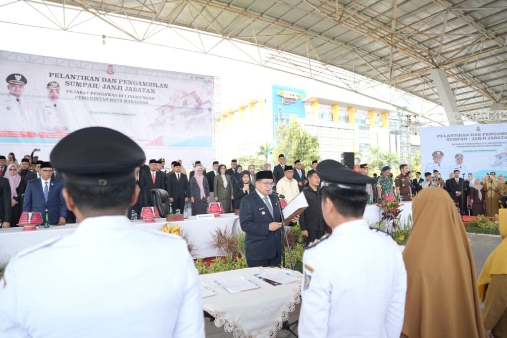 Wali Kota Makassar Resmi Lantik Pejabat Baru di Kecamatan dan Kelurahan 1 makassar