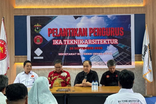 Pelantikan Pengurus IKA Arsitektur Unhas Periode 2025–2029