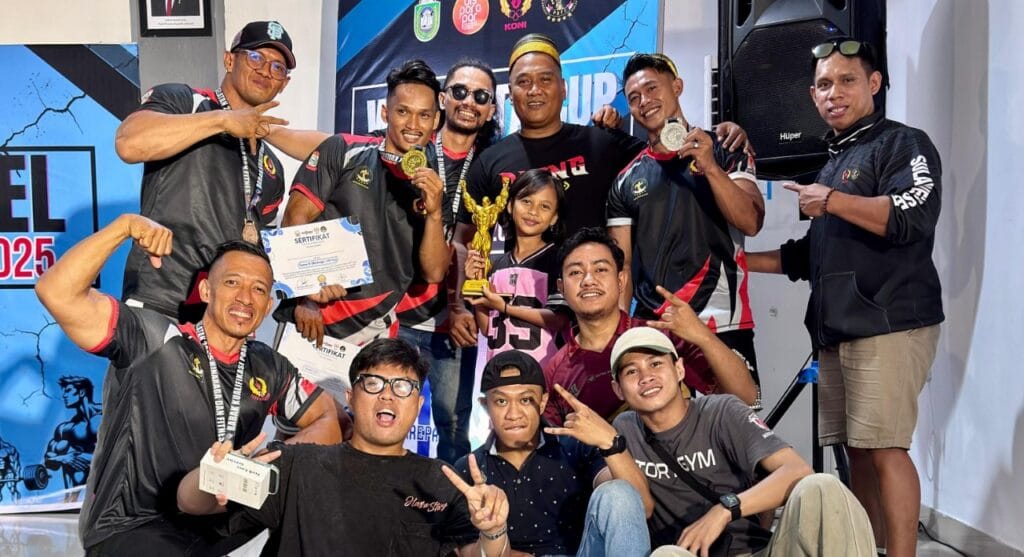 Borong Medali, Kontingen Atlet Binaraga Fitnes Makassar Juara Umum di Pra Kualifikasi Porprov Sulsel XVIII 1