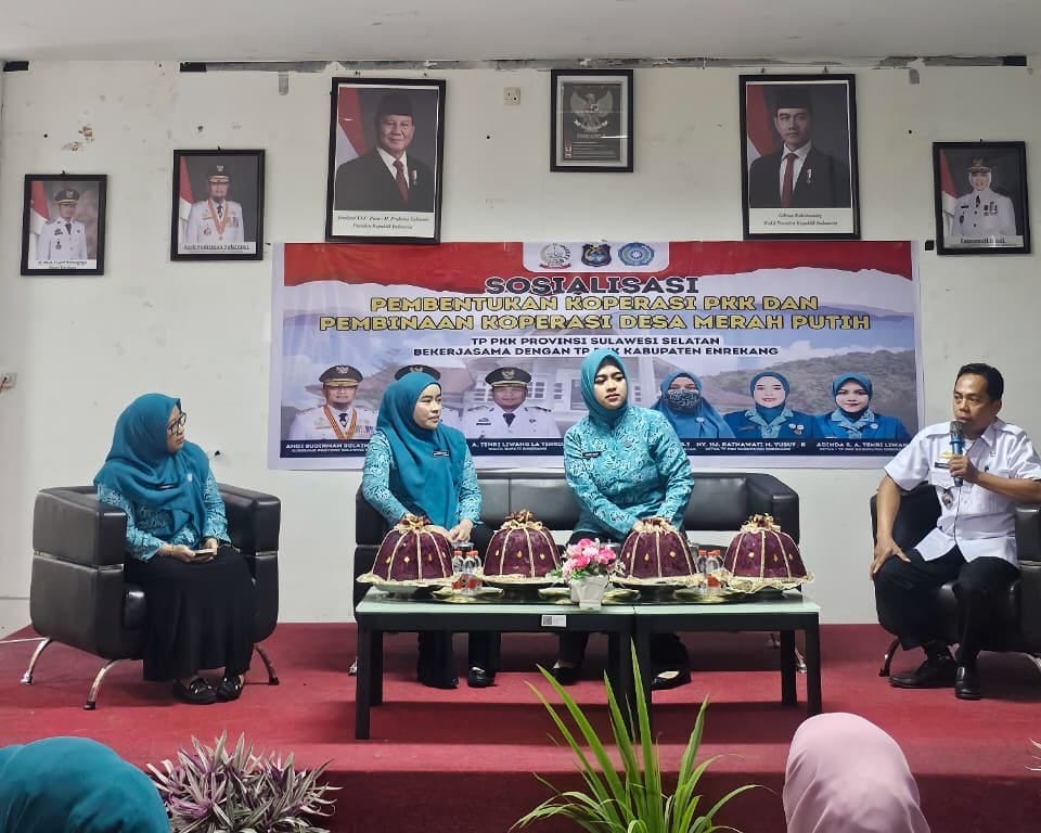 PKK dan Dinas Koperasi Enrekang Dorong Pembentukan Koperasi Merah Putih 1 Koperasi