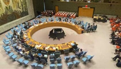 Ilustrasi sidang di DK PBB. (Dok. IDN Times/Marcheilla Ariesta).