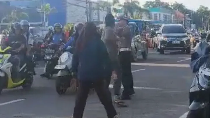 Polres Maros Jelaskan Insiden Pengendara Motor Serang Polisi 1 Polres Maros