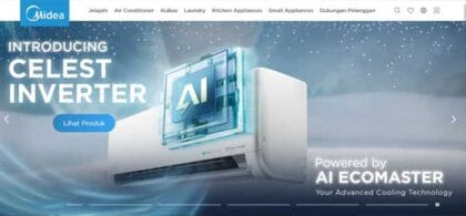 Midea Luncurkan AC Celest Inverter Berbasis AI di Makassar (Dok. midea.com).
