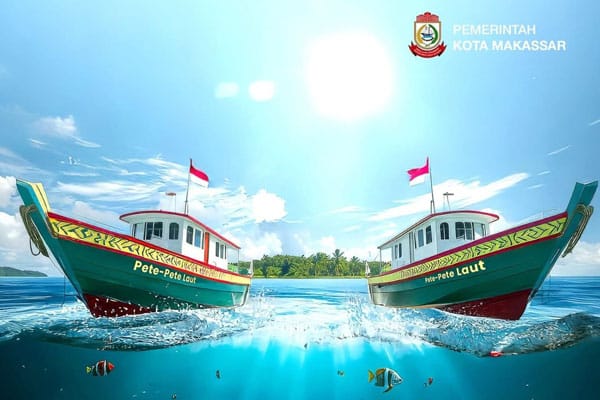 Pete-pete laut mulai beroperasi melayani warga kepulauan Makassar secara gratis, menjadi wujud nyata keadilan pembangunan hingga pulau terluar.