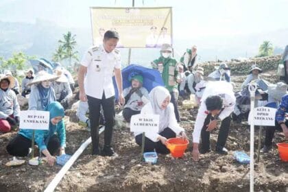 Dorong Pertanian hingga Cegah Stunting, Wagub Sulsel Luncurkan GENTING dan Gerakan Makan Telur di Enrekang