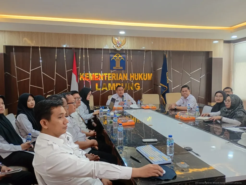 Kanwil Kemenkum Lampung Bentuk Tim WBBM 2026 1 Kemenkum