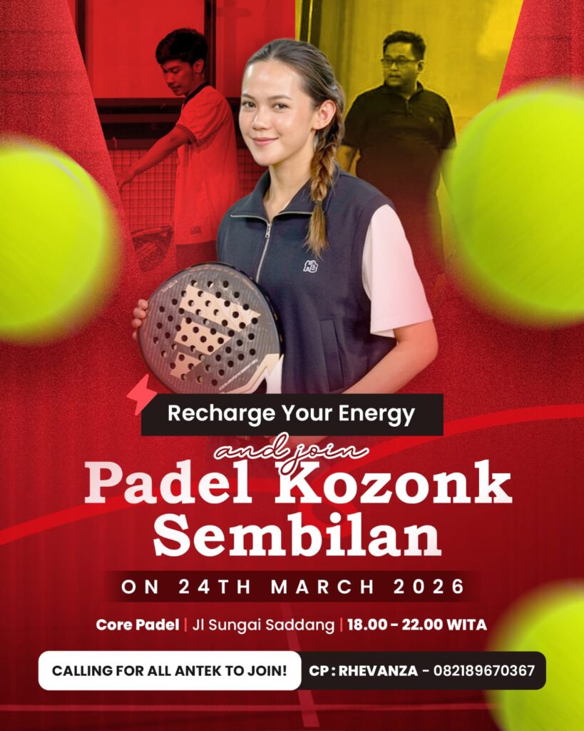 IKA Teknik Unhas Gelar Event Padel Kozonk Sembilan, Diikuti Berbagai Angkatan Alumni 1